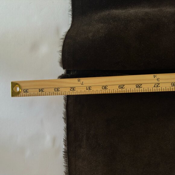 Liz Claiborne Collection Real Suede Coat w/ Faux Shearling Lining – Size 14 – He - Picture 6 of 14